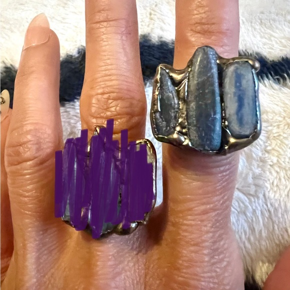 Kyanite Reiki Atttuneme Ring - Picture 8 of 9